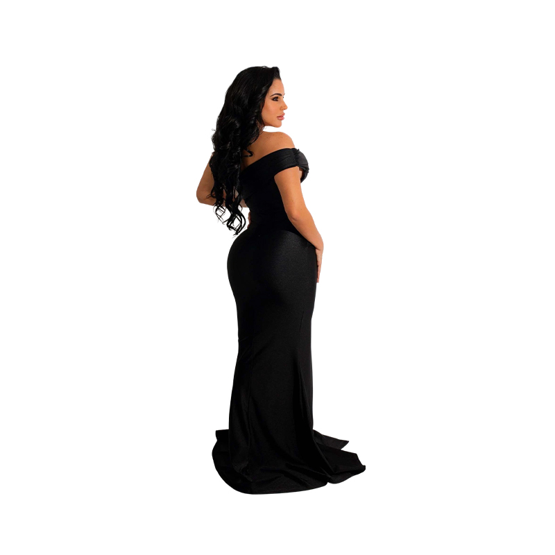 One Shoulder Slit Sexy Long Evening Dress