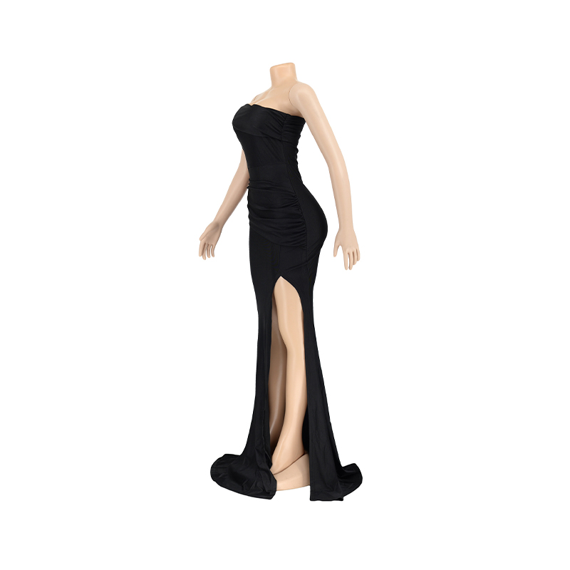 One Shoulder Slit Sexy Long Evening Dress