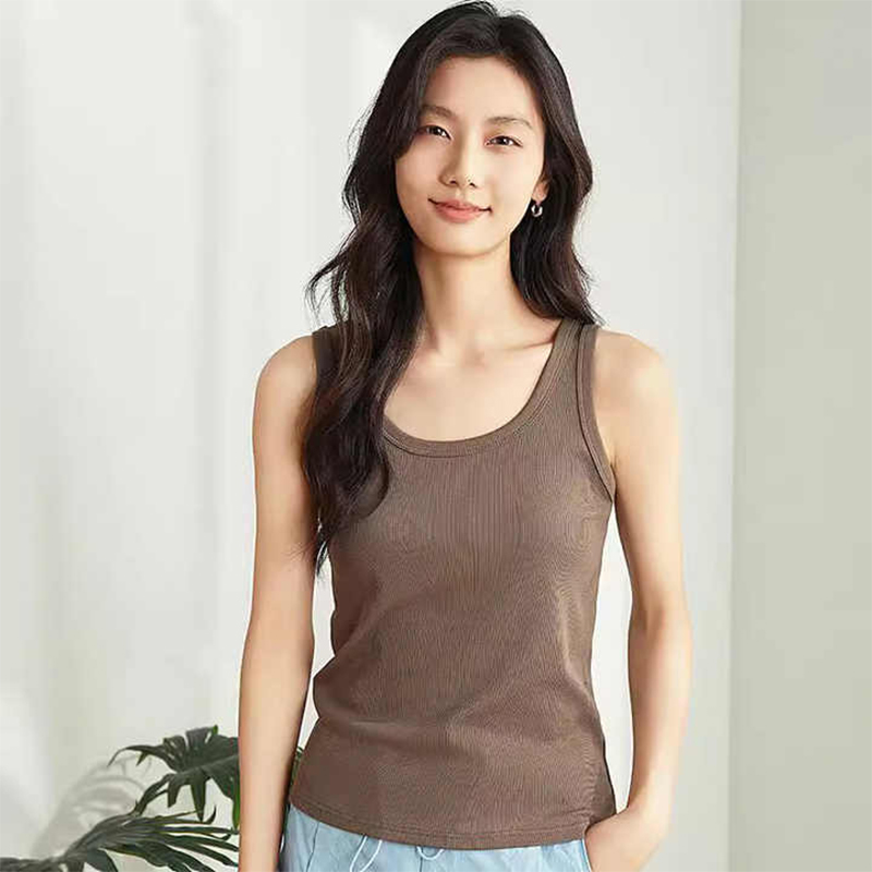 New Fashion Solid Shirt Women's Basic Camisole Tank Tops